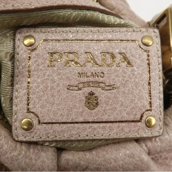 ✨💎PRADA💎✨Metallic Suede Hobo w/ Braided Strap w/ COA and Dustbag